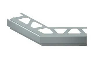 Schlüter-BARA-RAKEG Aussenecke135° Randprofil grau metallic H=10mm