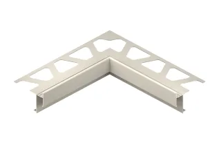 Schlüter-BARA-RAKEG Innenecke 90° Randprofil pastellgrau H=10mm