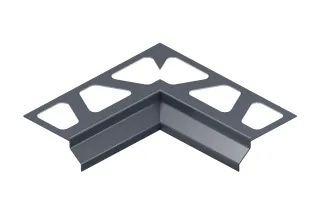 Schlüter-BARA-RKB Innenecke 90° Randprofil anthrazit grau H=3mm