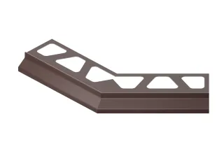 Schlüter-BARA-RKB Aussenecke 135° Randprofil schwarzbraun H=3mm