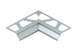 Schlüter-BARA-RKB Innenecke 90° Randprofil grau metallic H=3mm