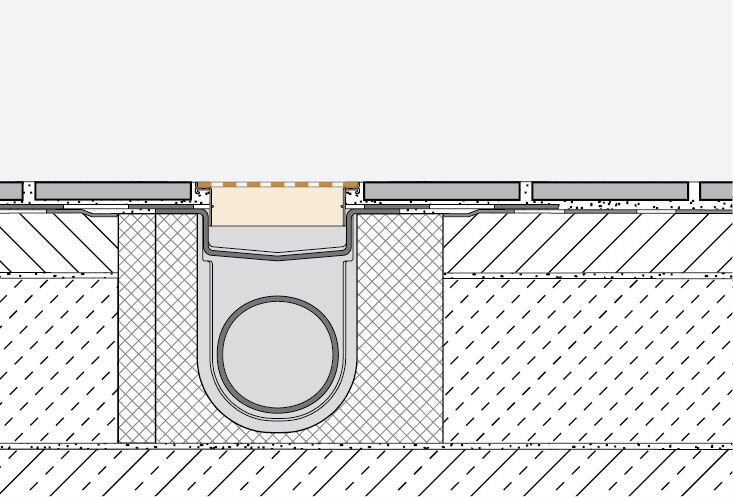 Schlüter-KERDI-LINE-G EB Konturrahmen mit Abdeckung