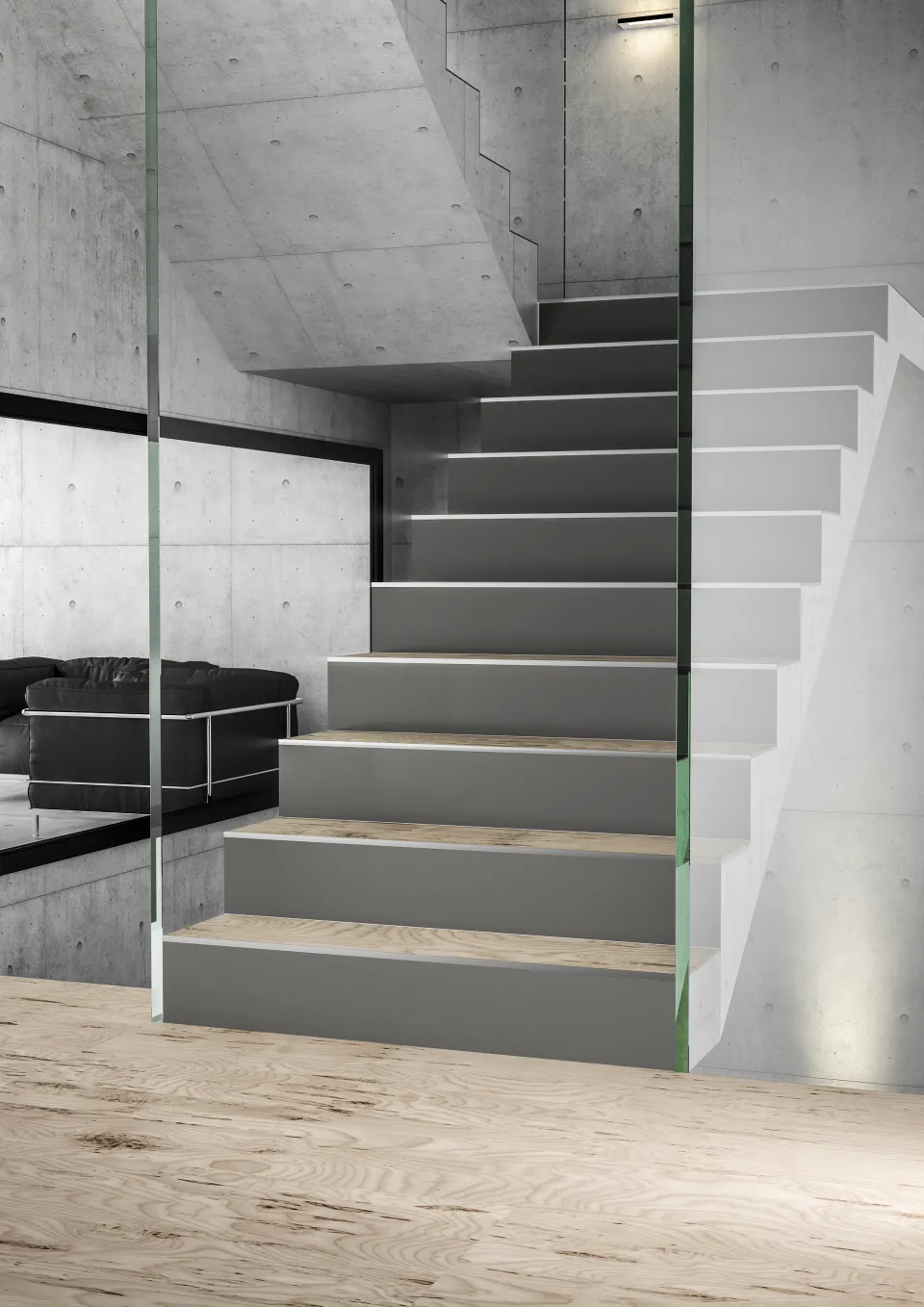 Schlüter-VINPRO-STEP 2,5m Treppenprofil H=10,0mm ATGB