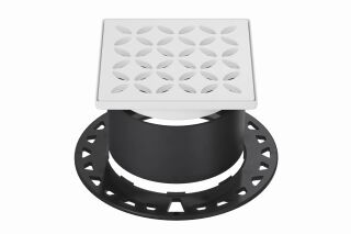 Schlüter-KERDI-DRAIN Rost/Rahmen Floral