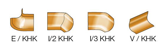 Schlüter-ECK-KHK EB Hohlkehlprofil aufklebbar