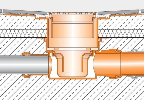 Schlüter®-KERDI-DRAIN mit Geruchverschluss und seitlichem Zulauf