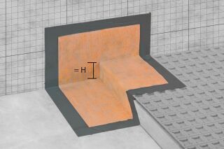 Schlüter-KERDI-KERS 20R Formstück Gefälleabdichtung