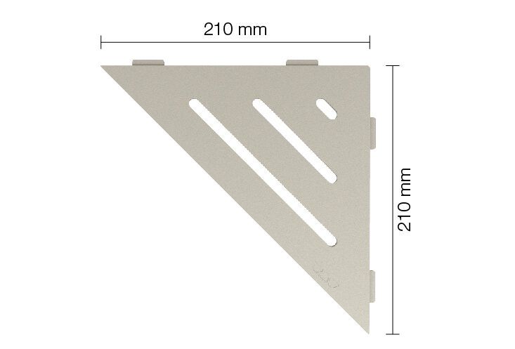 Schlüter-SHELF-E-S1 210x210mm Wave TSC