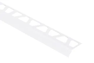 Schlüter-BARA-RKB 2,5m Randprofil brillantweiß H=3mm