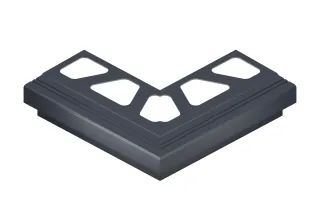 Schlüter-BARA-RAK Aussenecke 90° Randprofil anthrazit grau H=50mm