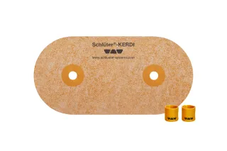 Schlüter-KERDI-PAS Set doppelt Lochdurchmesser 15mm