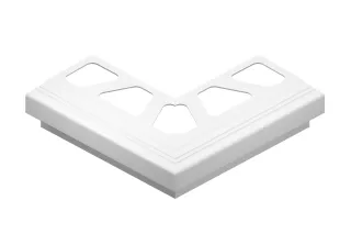 Schlüter-BARA-RAK Aussenecke 90° Randprofil brillantweiß H=50mm