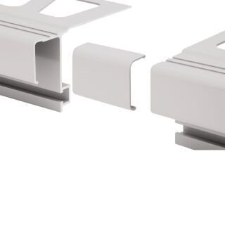 Schlüter-BARA Verbinder Randprofil div. brillantweiß H=30mm