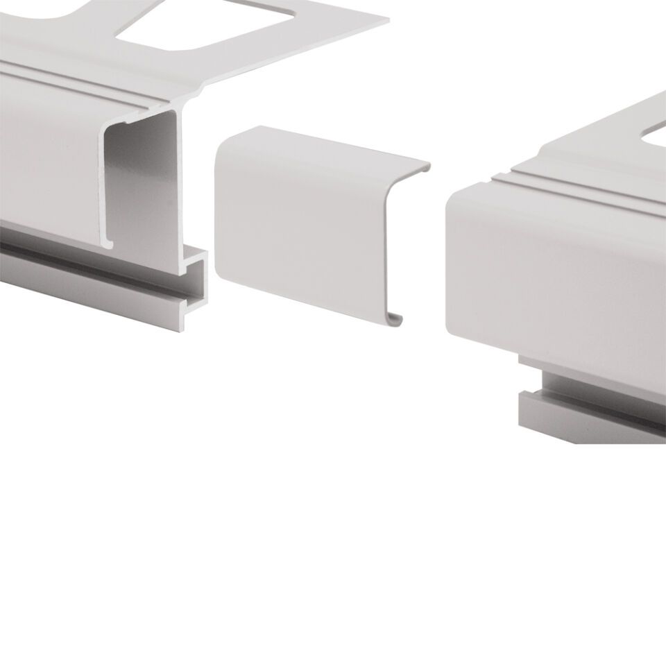 Schlüter-BARA Verbinder Randprofil div. brillantweiß H=30mm
