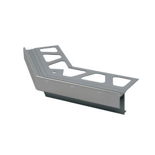 Schlüter-BARA-RAKE Aussenecke 135° Randprofil grau metallic H=15mm