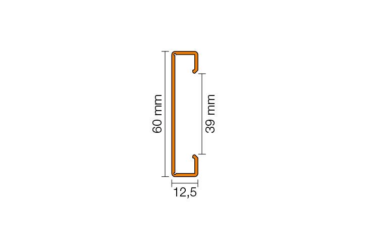 Schlüter-DESIGNBASE-QD AEEB Dekorprofil