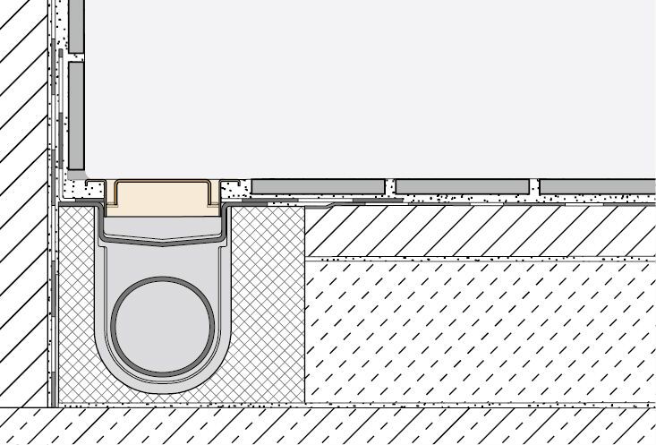 Schlüter-KERDI-LINE-A Rahmen mit Rost
