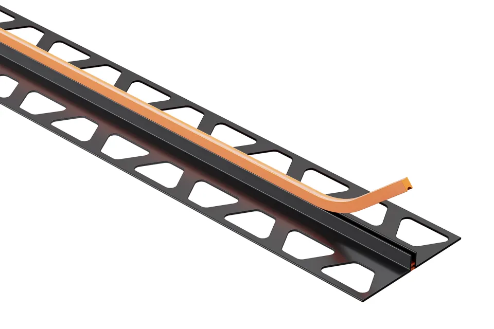 Schlüter-DILEX-FCS 2,5m Aufnahmeprofil BW fine H=9mm