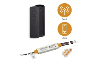 Schlüter-LIPROTEC-EBR RGB+W Classic BLE Set RGB+W PRO