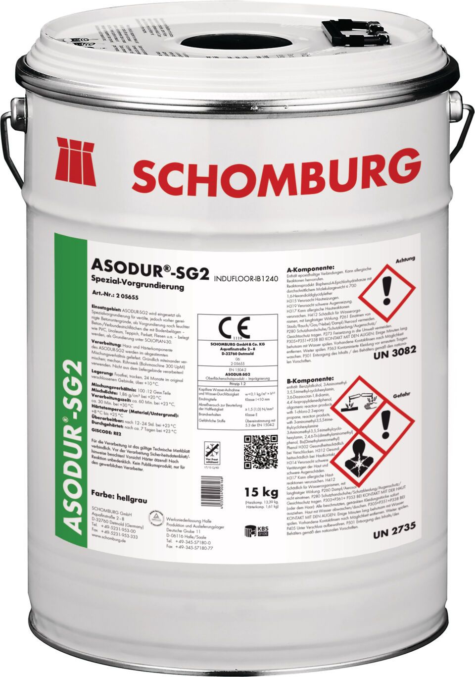 Schomburg ASODUR-SG2, Epoxidharz-Spezialgrundierung / Öl- und Dampfsperre