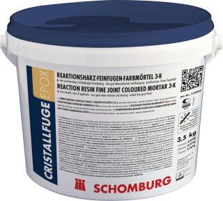 Schomburg CRISTALLFUGE-EPOX, 3K Reaktionsharz-Feinfugen-Farbmörtel