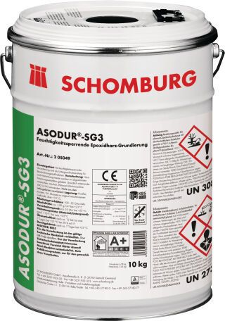 Schomburg ASODUR-SG3, Epoxidharz-Sperrgrundierung für feuchte Untergründe