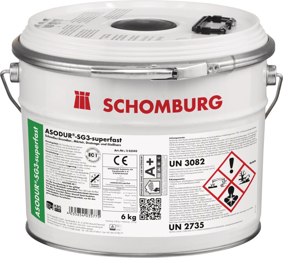 Schomburg ASODUR-SG3-superfast, Epoxidharz-Schnellgrundierung, multifunktionell