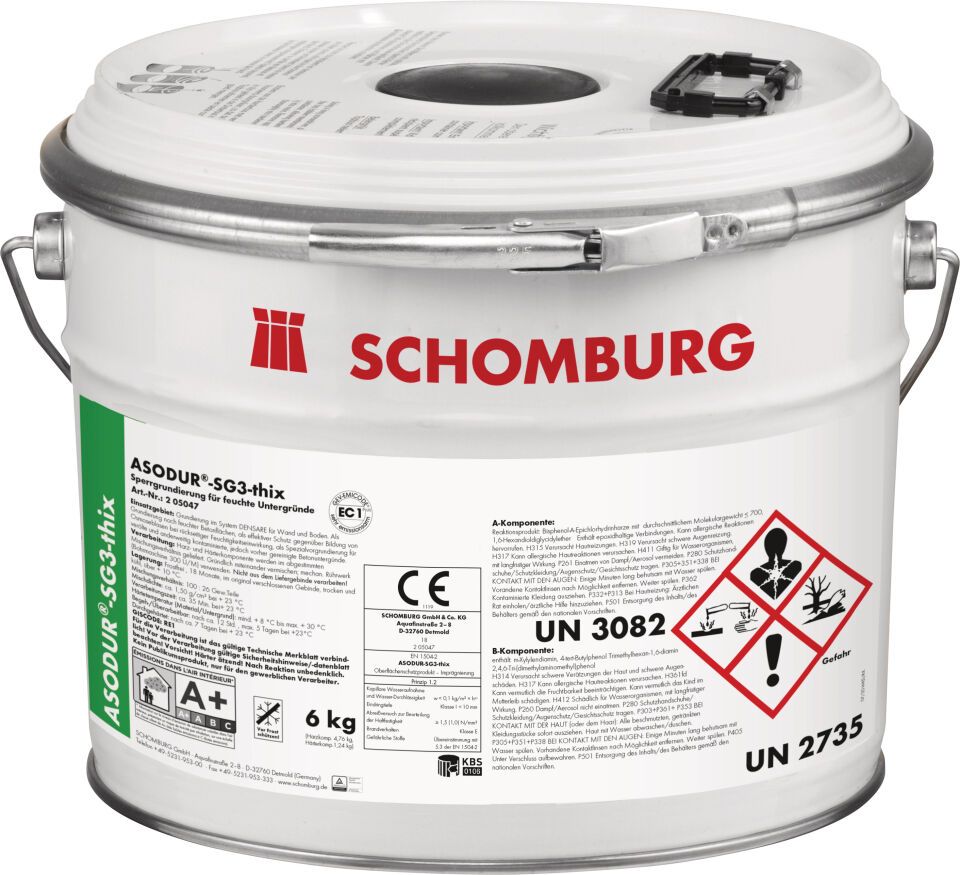 ASODUR-SG3-thix, 30kg 30 kg, Set 1.000
