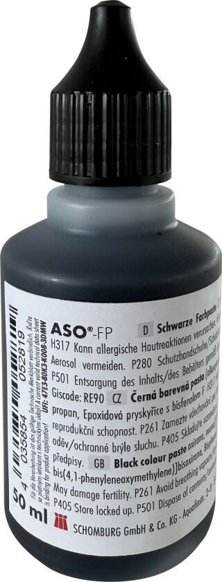 ASO-FP, schwarz, 50 ml 50 ml, Flasche 2.000