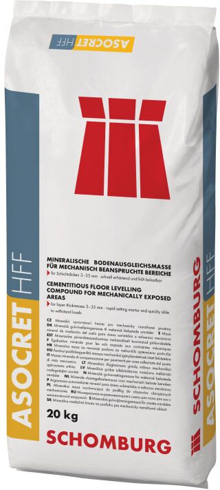 Schomburg ASOCRET-HFF, Bodenausgleichsmasse für mechanisch beanspruchte Bereiche