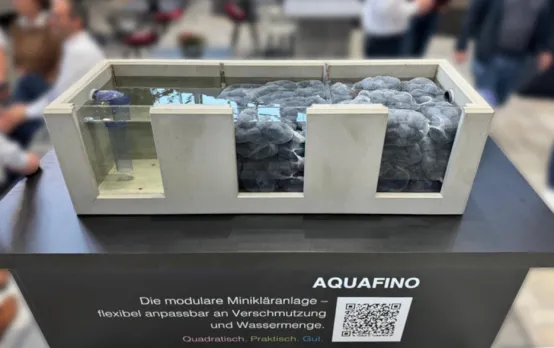 Aquafino – nimmt Regenwasser auf, filtert es und gibt es kontrolliert wieder ab.