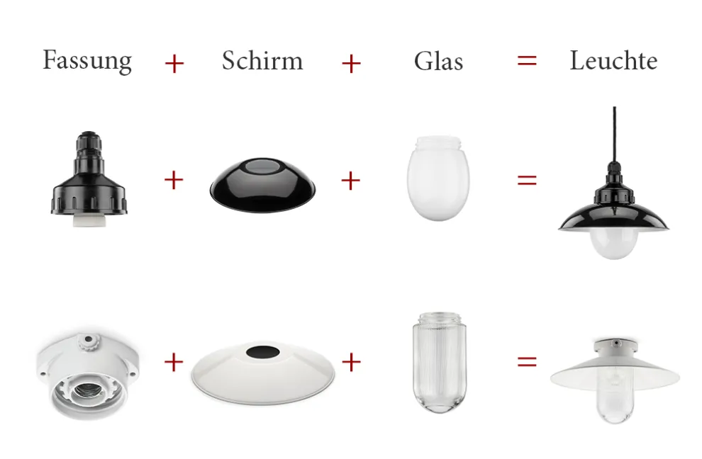 Leuchtenbaukasten MEDIUM für größere Leuchten