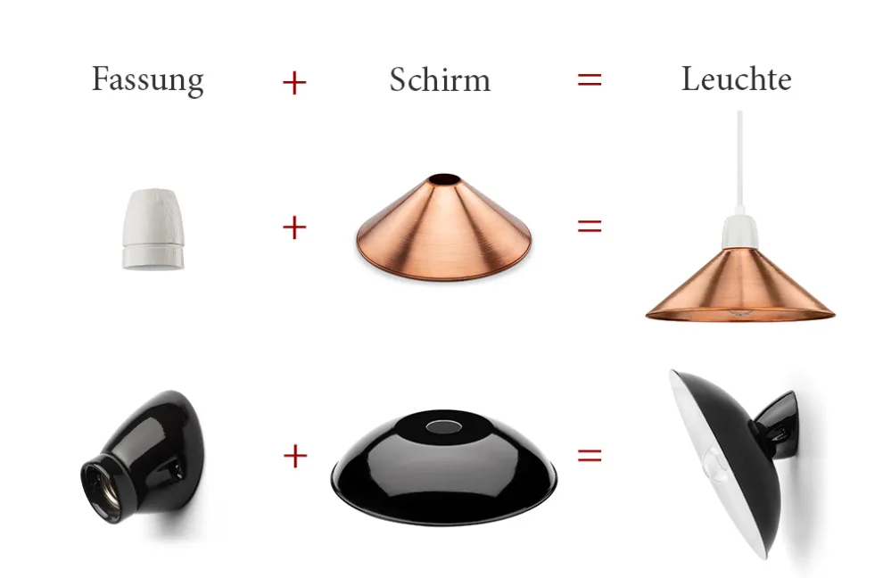 Leuchtenbaukasten MINIMAL für kompaktere Leuchten