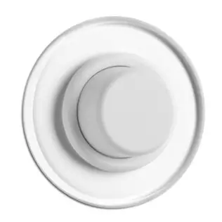 Dimmer Duroplast mit Einzelabdeckung Weißglas