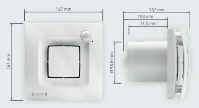 Dezentrales Abluftsystem Kwait 100 IQ