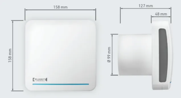 Zentrales Abluftsystem Kwait 100 PWR
