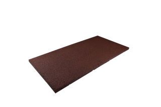 REGUPOL walkway standard 1000 x 500 x 30 mm rot mit Bohrung Dach- und Gehwegplatte