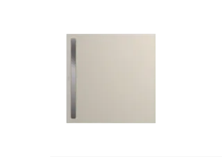 Duschfläche Duschflächensystem NEXSYS, Mod.2612 900x900mm, warm grey 10, m. vormontiertem Dichtsystem u. EPS-Träger