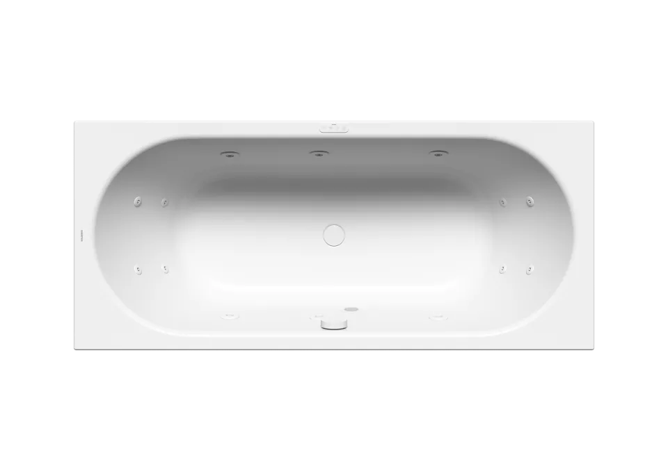 Badewanne CLASSIC DUO, Mod.107 1700x750mm alpinweiß, FULL BODY, links