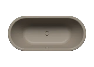 Badewanne CENTRO DUO OVAL, Mod.128-1 1800x800mm warm grey 60,