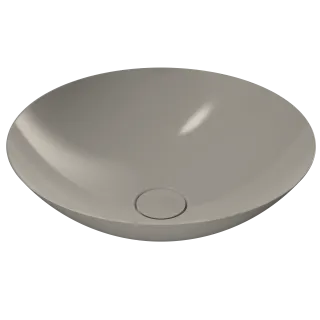 AVELLINO WASCHTISCH-SCHALE, Mod.3205 d:450mm, warm grey 10, Perl-Effekt, ohne Überlauf