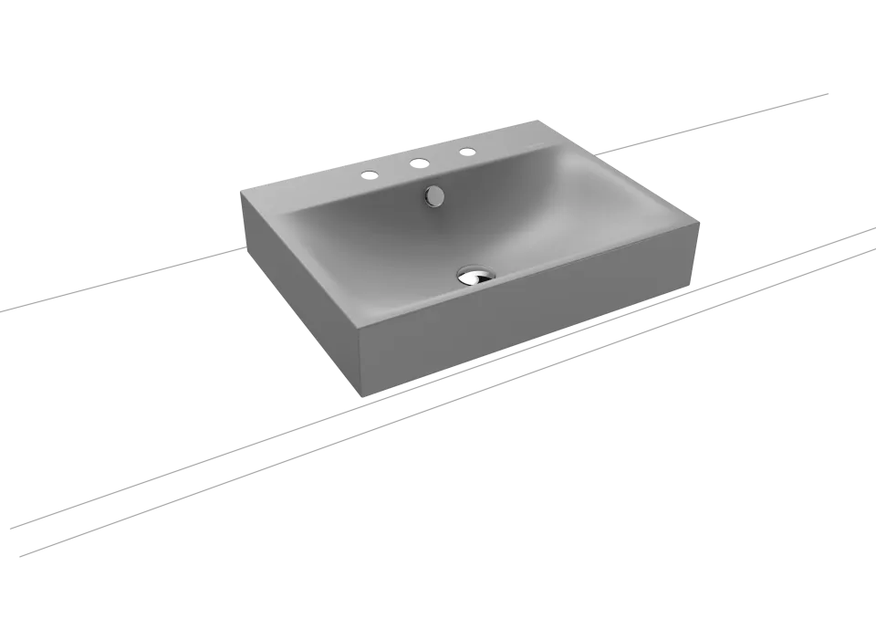 SILENIO AUFSATZWASCHTISCH (RANDHÖHE 120 MM)