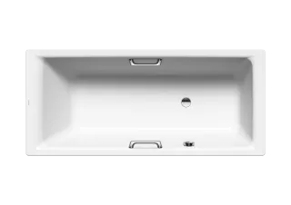 Badewanne PURO STAR MIT SEITLICHEM ÜBERLAUF, Mod.658 1700x750mm alpinweiß, mit Griffloch