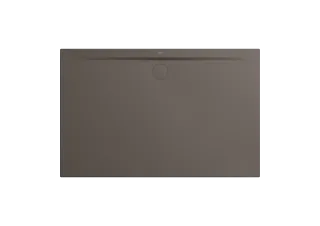 Duschfläche SUPERPLAN ZERO MIT WANNENTRÄGER EXTRAFLACH, Mod.1512-5 700x800mm, warm grey 80