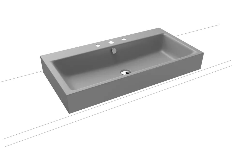 PURO AUFSATZWASCHTISCH (RANDHÖHE 120 MM)