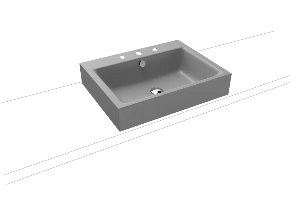 PURO AUFSATZWASCHTISCH (RANDHÖHE 120 MM)