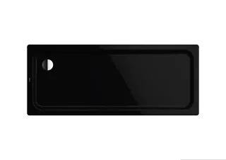 Duschfläche DUSCHPLAN MIT WANNENTRÄGER, Mod.424-2 700x1700mm, schwarz
