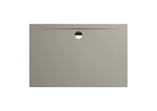 Duschfläche SUPERPLAN ZERO MIT WANNENTRÄGER EXTRAFLACH, Mod.1512-5 700x800mm, warm grey 50