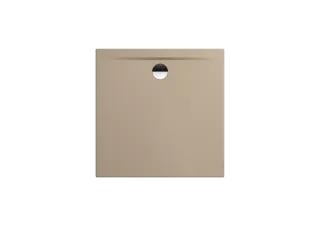 Duschfläche SUPERPLAN ZERO MIT WANNENTRÄGER EXTRAFLACH, Mod.1510-5 700x700mm, warm beige 40