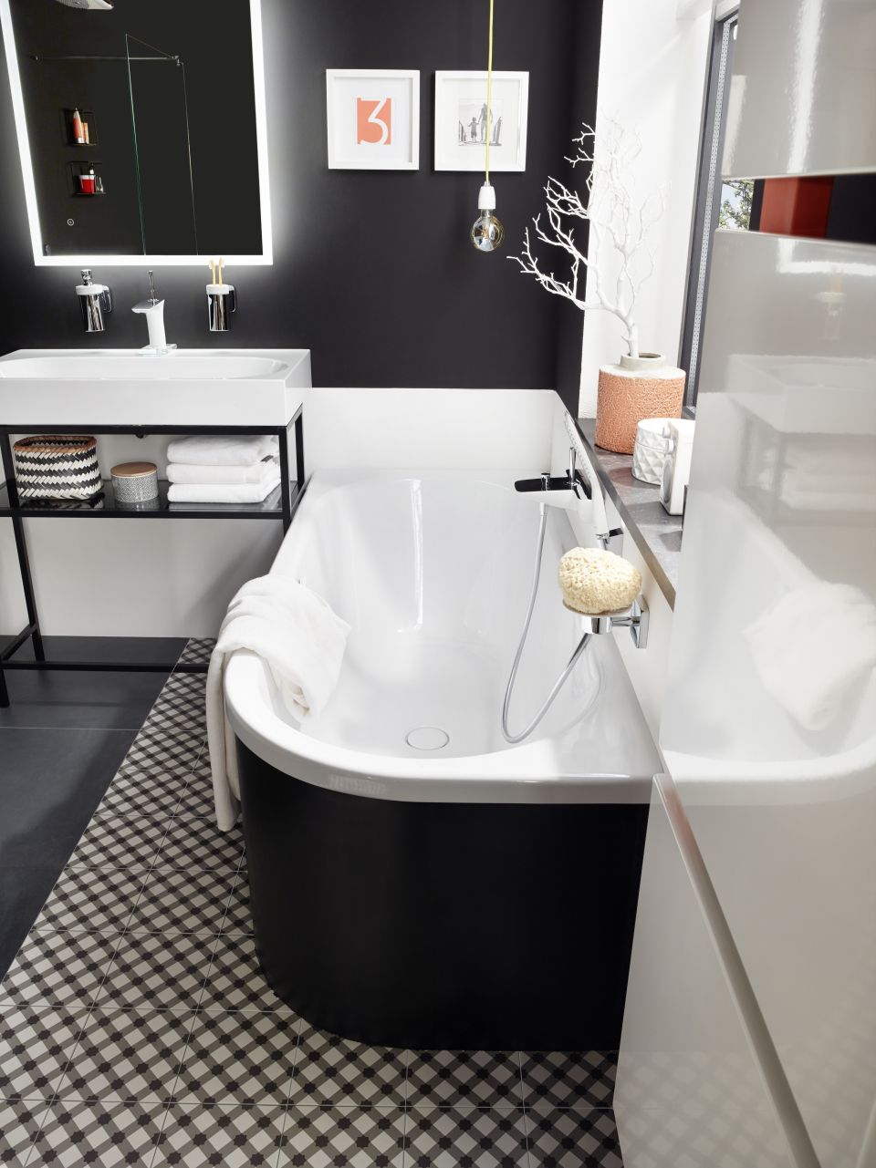 CENTRO DUO 1 RECHTS Badewanne